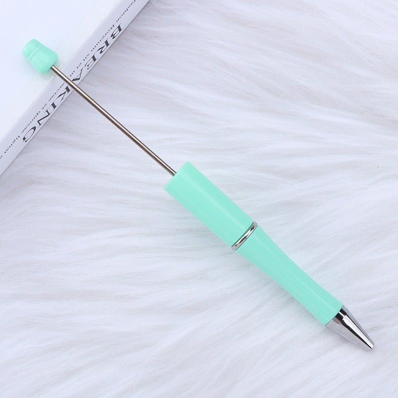 153C.Green Beadable DIY pen - Romo bead
